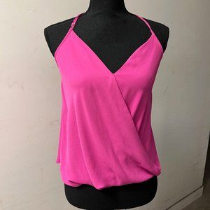 Pink aqua halter top